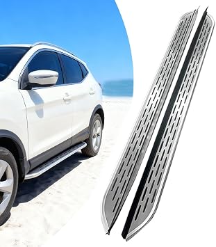Running Boards for Chevy Captiva 2018-2026, Aluminum Side Steps with Anti-Slip Texture, No Drill Bolt-On Installation Complete Kit Silvery 2-PCSCKLY