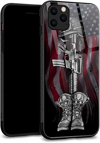 Miniatura 1 de ZHEGAILIAN Funda compatible con iPhone 11 Pro Max, diseño de carcasa trasera de plexiglás diseñada con funda de TPU suave para iPhone 11 Pro Max de