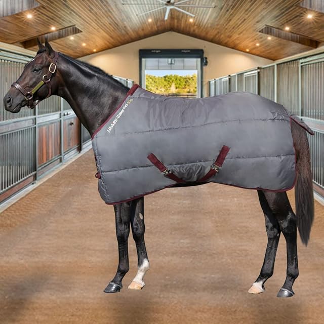 Horses Manta Box Essential 300 g gris 120 cm, excelente factura