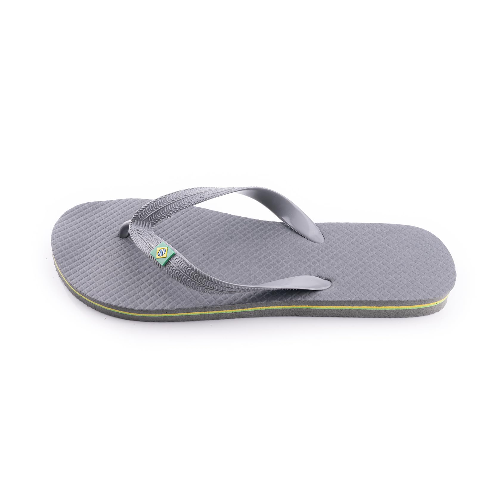 R-ISLAND Chanclas para hombre,Flip-flops,brasil logo, Adulto,Genial para casa,playa piscina.