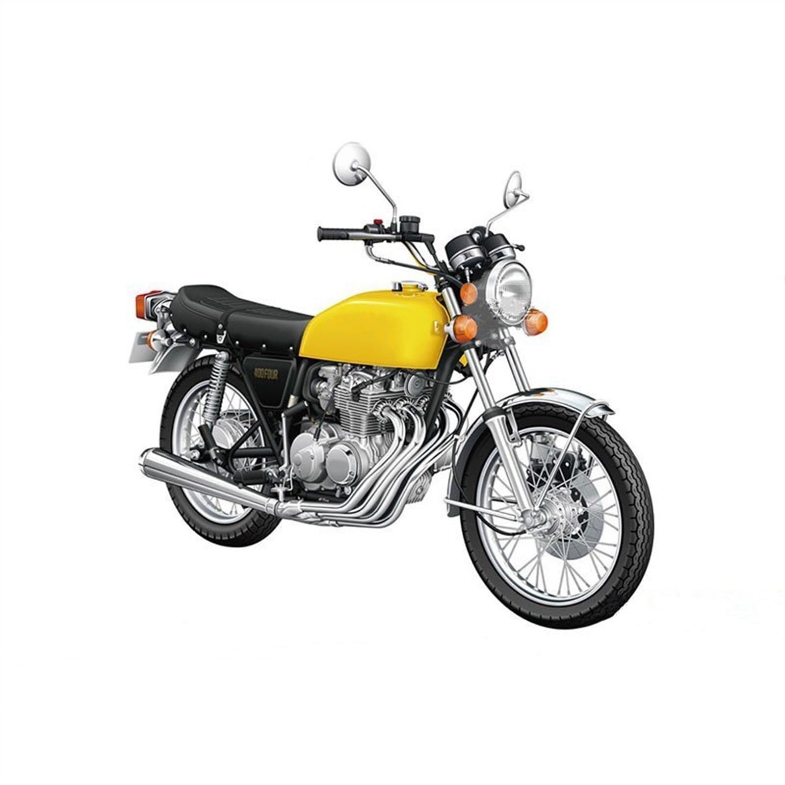 SEYXF Motorbike Toy 1/12 for H-onda CB400 Four 1976 Motorcycle Assembly Model Collection Toy