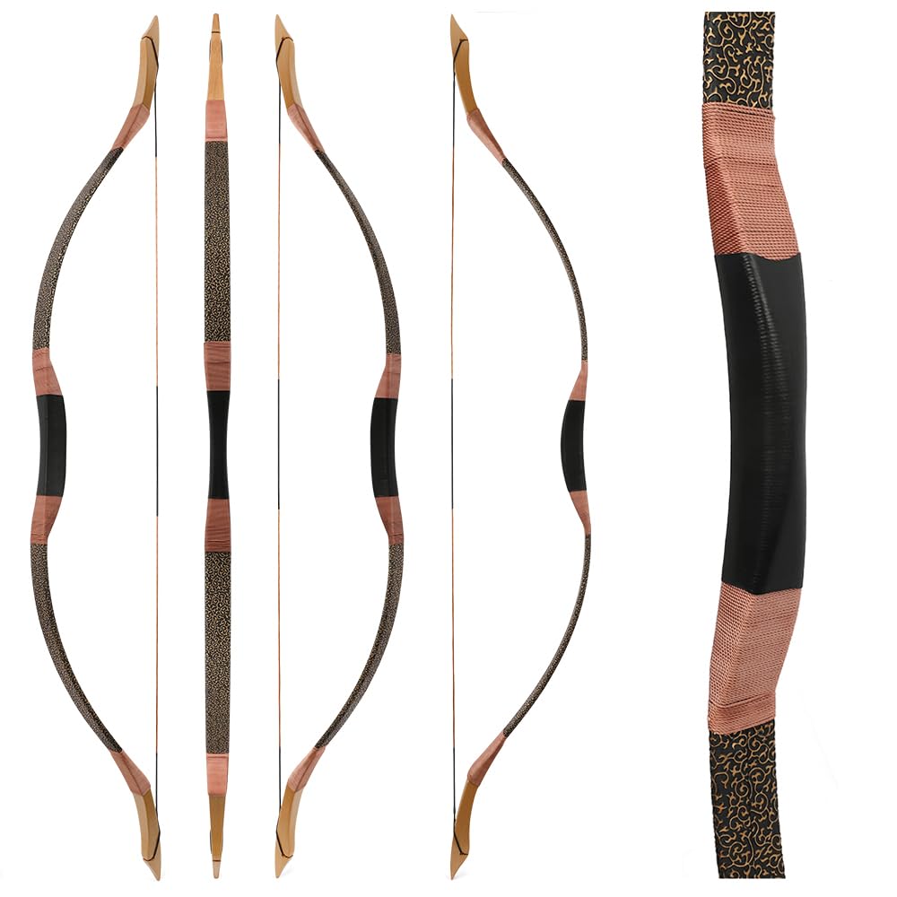 Wolfman 100 lbs Longbow Archery 57 pollici Bows tradizionali con manici in resina epossidica potente per adulti, caccia e tiro all'obiettivo all'aperto