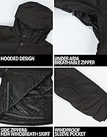 Vista 4 de Chaquetas de esquí para hombre, abrigos de snowboard para mujer, chaqueta impermeable para deportes de invierno, resistente al viento, cálida Todo