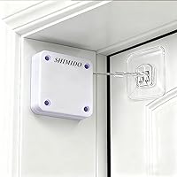 Vista 1 de SHIMIDO - Cierrapuertas automático mejorado sin perforaciones de 1000 g para puerta de pantalla, cierrapuertas automático deslizante con cordón