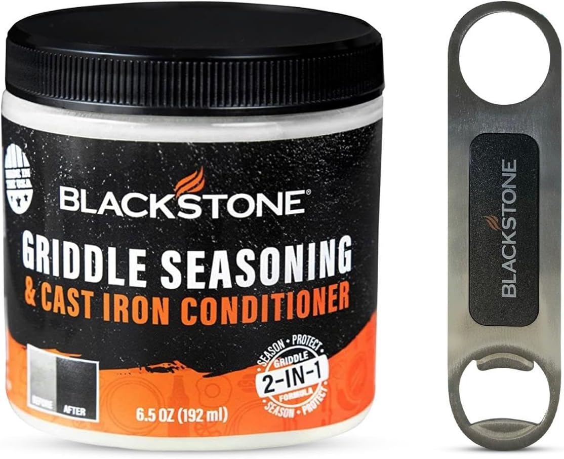 Amazon.com: Blackstone 2-IN-1 Griddle & Cast Iron Seasoning Conditioner