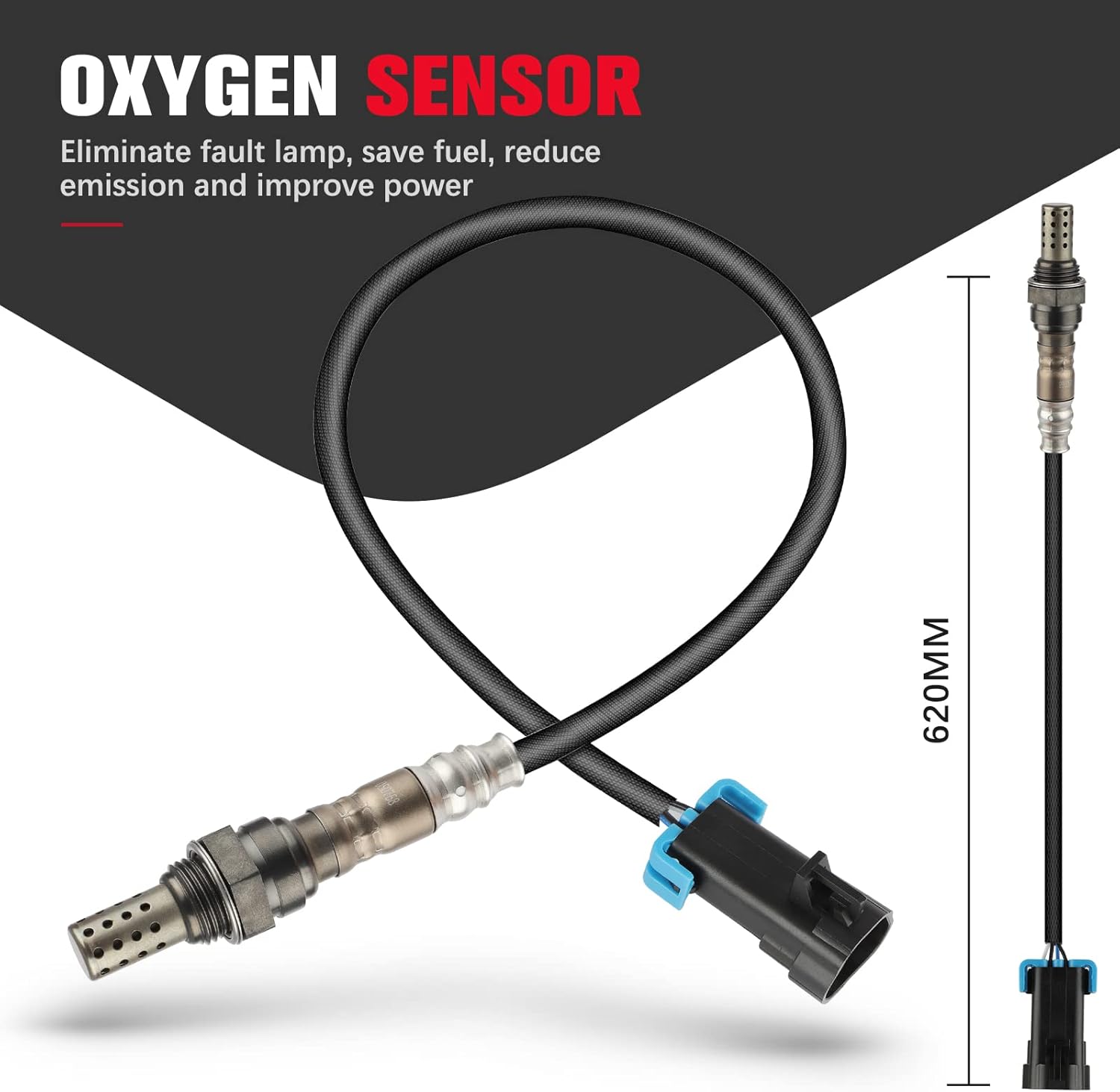 O2 Sensor Oxygen Sensor Upstream Downstream Compatible with 234-4673 for Buick Lacrosse 2010-2016 for Buick Regal 2011-2017 for Buick Verano 2012-2017