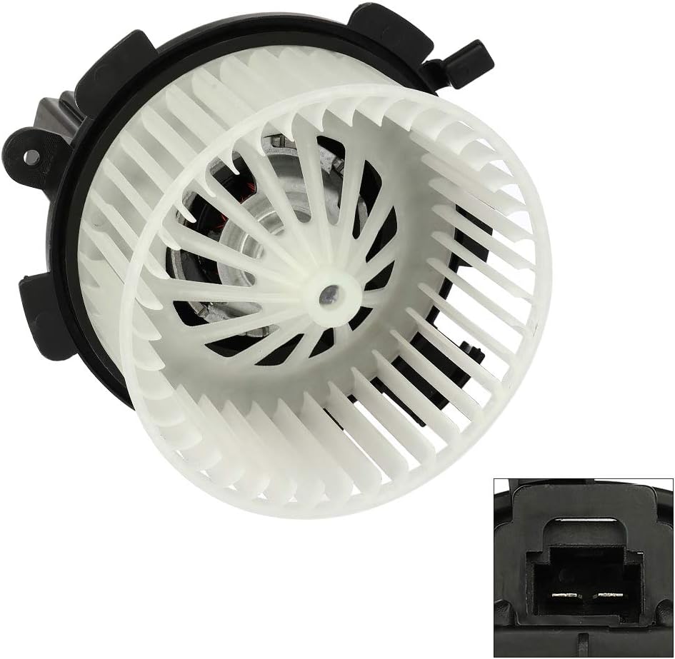 A/C Heater Blower Motor AC w/Fan Cage Air Conditioning HVAC OCPTY fit for 2008 2009 2010 2011 2012 2013 2014 2015 2016 Smart Fortwo 1.0L