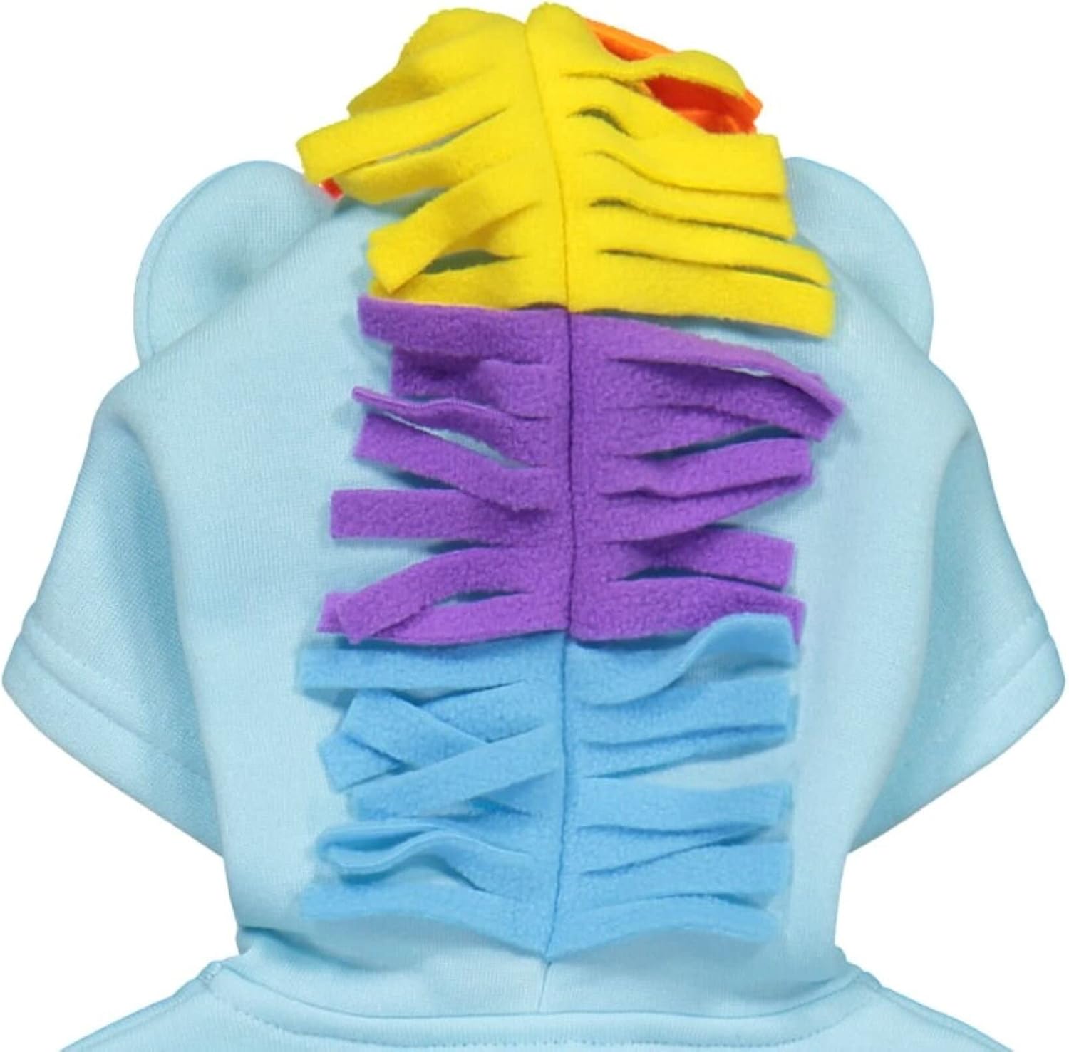 My Little Pony Rainbow Dash Baby Girls Costume Coverall with Hood Infant to Little Kids