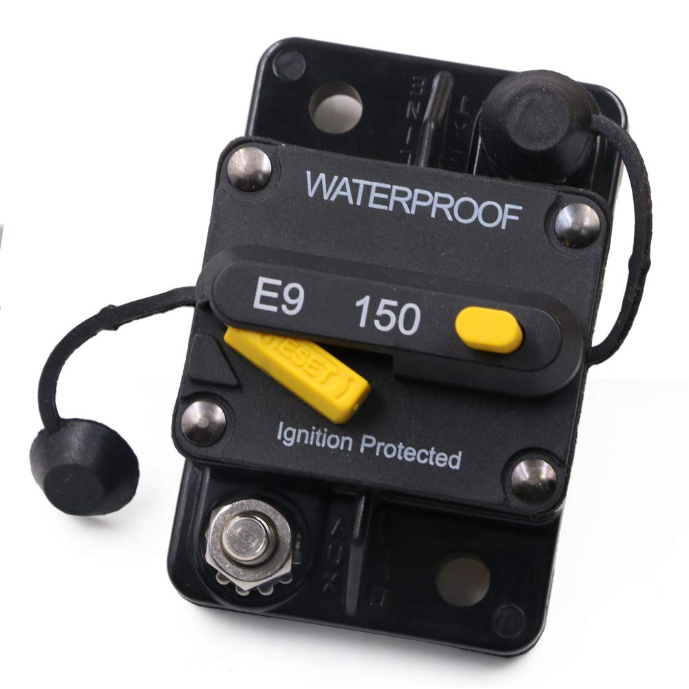 Buy Gloaso Switchable Circuit Breaker 150 Amp Trolling Breaker with Manual Reset for Trolling