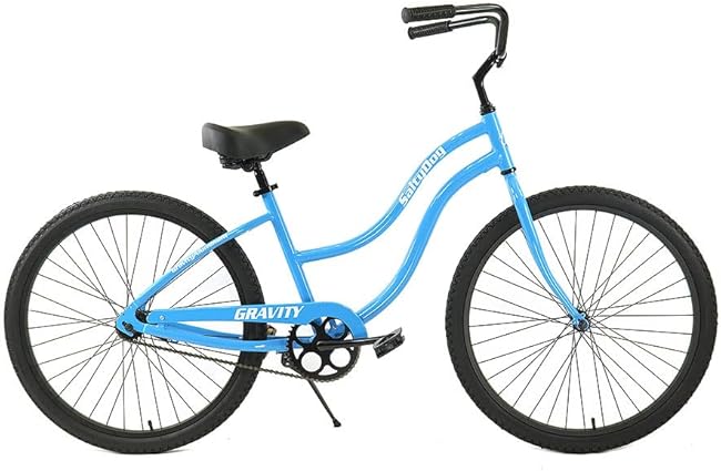 Gravity Salty Dog Aluminum Beach Cruiser Single Speed Bicycle