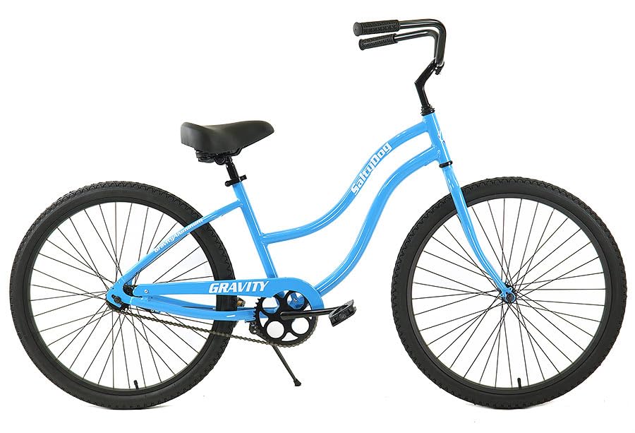 Gravity Salty Dog Aluminum Beach Cruiser Single Speed Bicycle