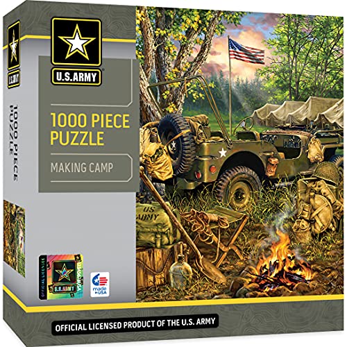 MasterPieces U.S. Army 1000 Puzzles Collection - Making Camp 1000 Piece Jigsaw Puzzle