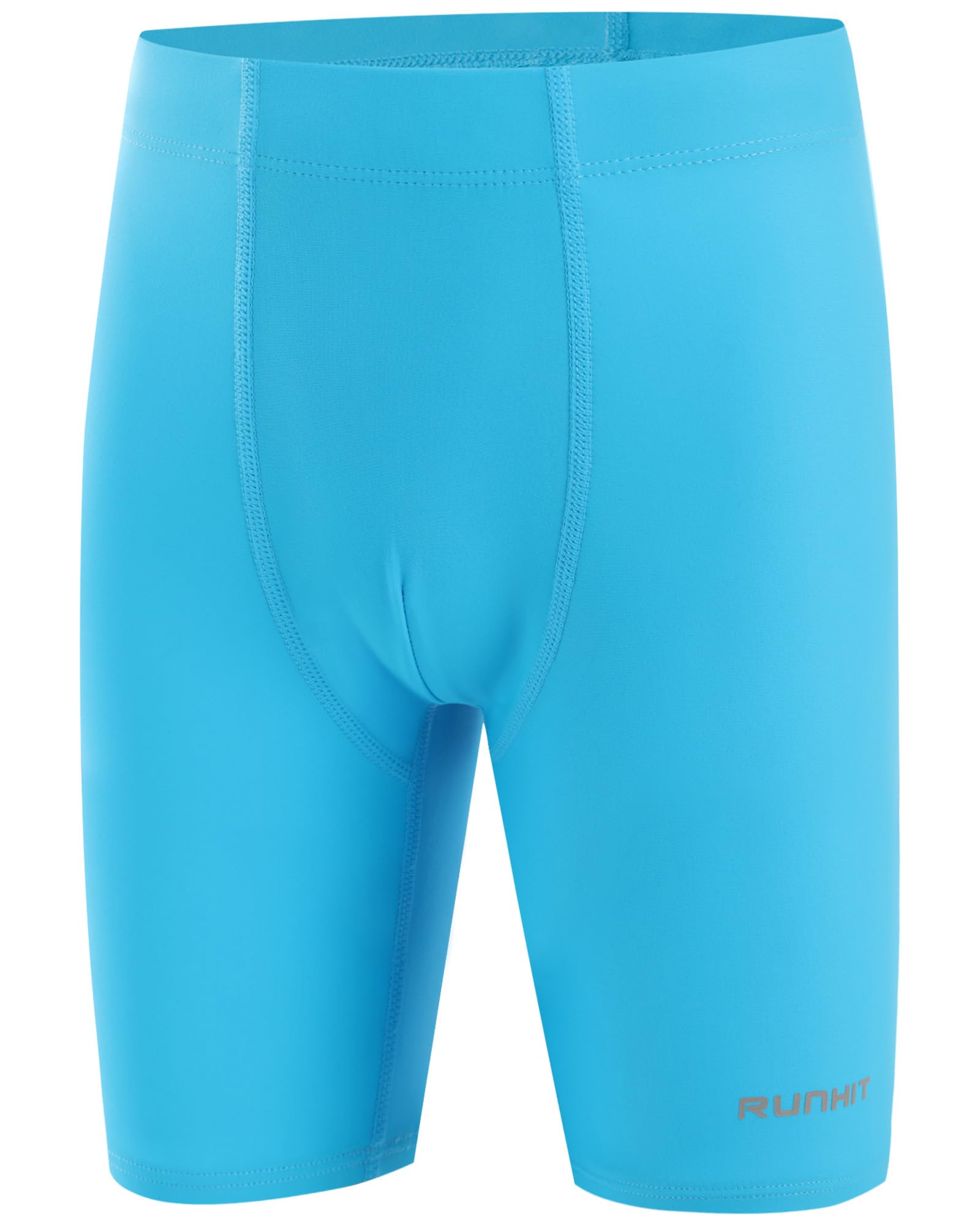 Runhit Boys' Swim Jammers Youth Competitive Swimsuit UPF 50+ Quick Dry Athletic Compression Swimming Shorts