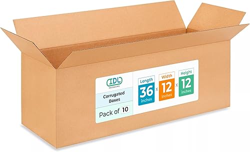 Miniatura 56 de Cajas para envío IDL Packaging - B-1266-5 de cartón corrugado, tamaño pequeño, de 12 pulgadas de largo x 6 pulgadas de ancho x 6 pulgadas de alto