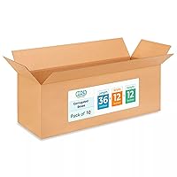 Vista 31 de IDL Packaging Cajas para envío de cartón corrugado cúbicas de 10 pulgadas de largo x 10 pulgadas de ancho x 10 pulgadas de alto (paquete de 5)