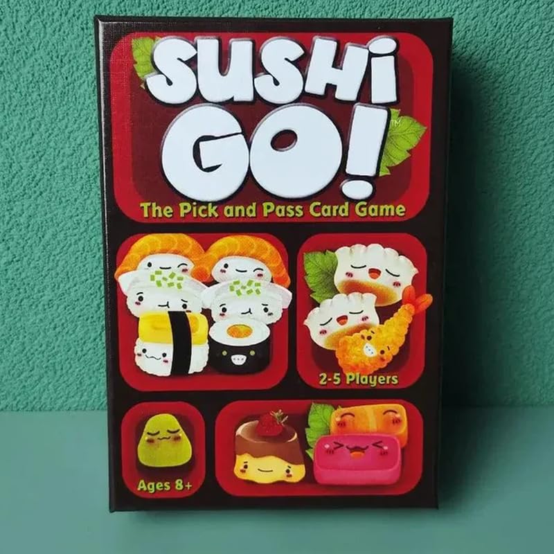 Image of Sushi Go Family Board Game | Fast-Paced Pick-and-Pass Fun for Family Game Nights, Parties, and Friends Gatherings | Easy to Learn, Quick to Play