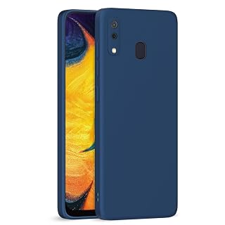 Pikkme Samsung Galaxy A20 / A30 / M10s Back Cover Soft Matte Liquid Silicone TPU | Camera Protection | Shockproof Slim Back Case for Samsung Galaxy A20 / A30 / M10s (Blue)