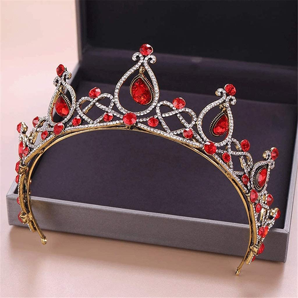korona dekoracyjna, Księżniczka Tiara Korona z Grzebieniem Królowa Ślubu Cosplay Boże