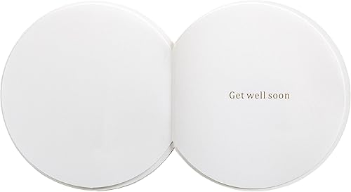 Miniatura 5 de NIQUEA.D Tarjeta de recuperación pronto, flores naranjas con bordado de oro (NGW-0002)