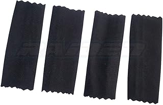Damper Shock Sleeves Dirt Dust Resist Guard Cover for Traxxas 1/10 EREVO E-REVO REVO 3.3 - Black 4pcs
