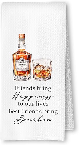 Miniatura 10 de Juego de 2 Toallas de Cocina de Vino, Regalos de Vino para Mujeres Amantes, Toallas de Platos Té Bar para Bartender Decoración de Cocina, Regalos