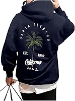 SOLY HUX Men's Oversized Graphic Letter Print Hoodie Sweatshirt - Drop Shoulder Long Sleeve Pullover