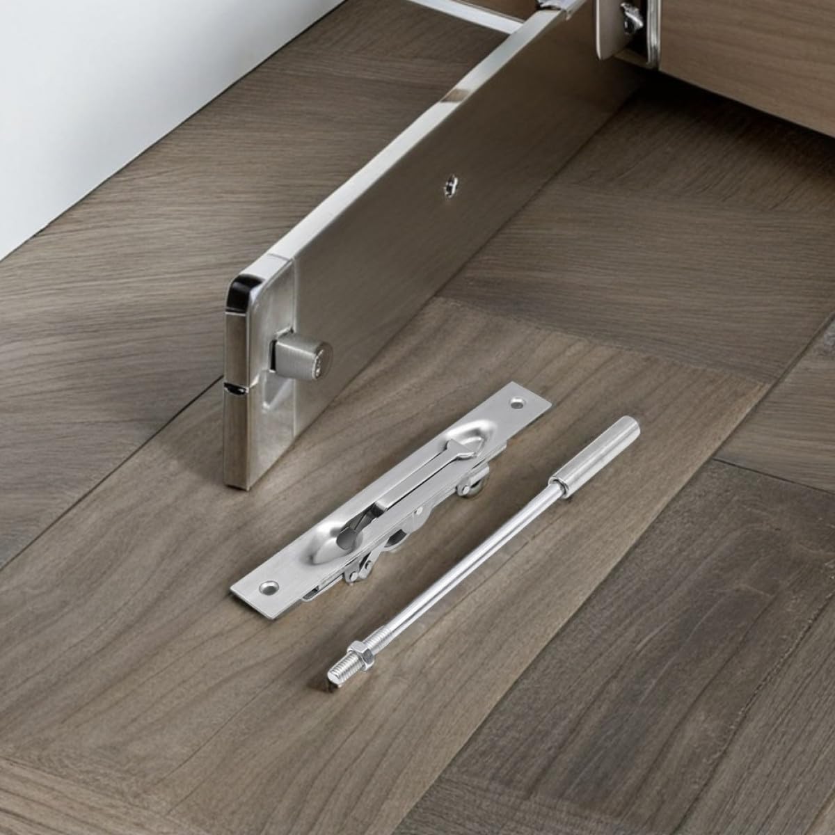Healeved Chiavistelli a Scorrimento in Acciaio Inox 6 Pollici, Serrature a Scatto per Porte Interne e Cancelli, Set da 2 Pezzi, Sicurezza Domestica e Commerciale, Installazione Stabile