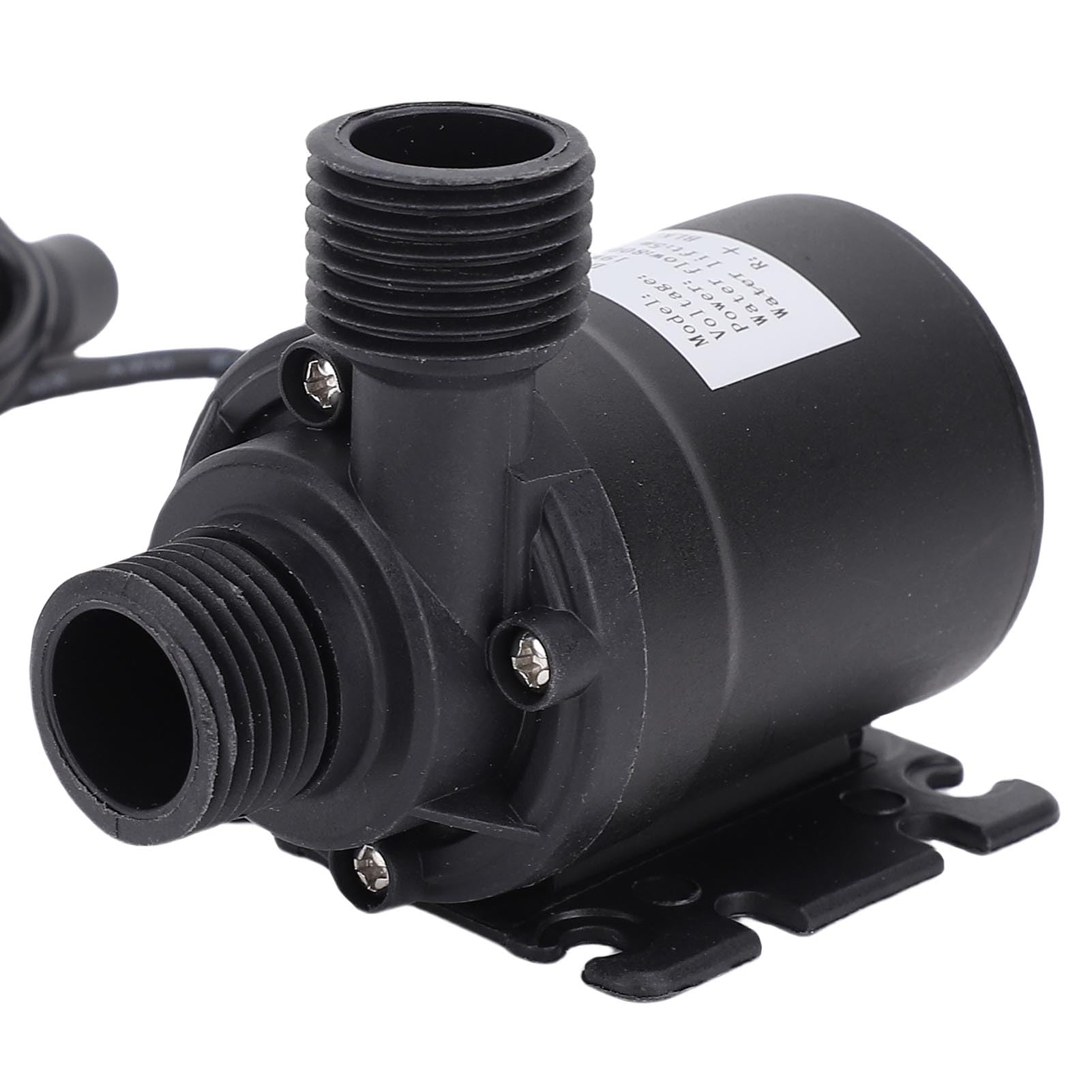 Generic Pompa Dell'acqua con Motore Senza Spazzole DC 12V, Alta Pressione, Silenziosa, 800 L/h, Sollevamento 5 M, per Piscina Solare e Laghetto