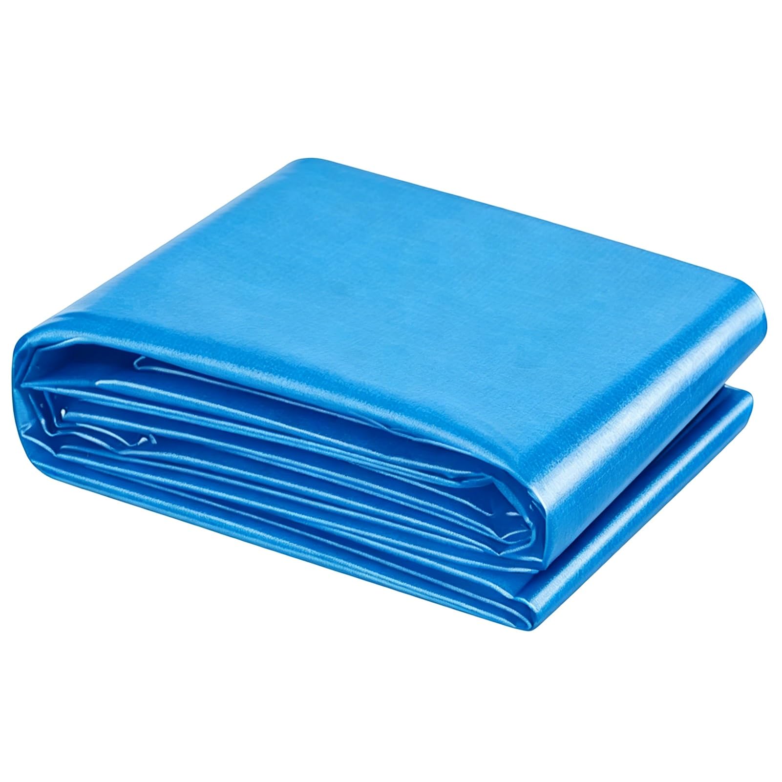 Yopappol Blue Pond Liner Geomembrane, Durable Impermeable Liner for Backyard Custom Koi Fish Ponds, Irregular Shape Landscape Water Feature Underlay Tarpaulin(4x6m(13.1x19.7ft))