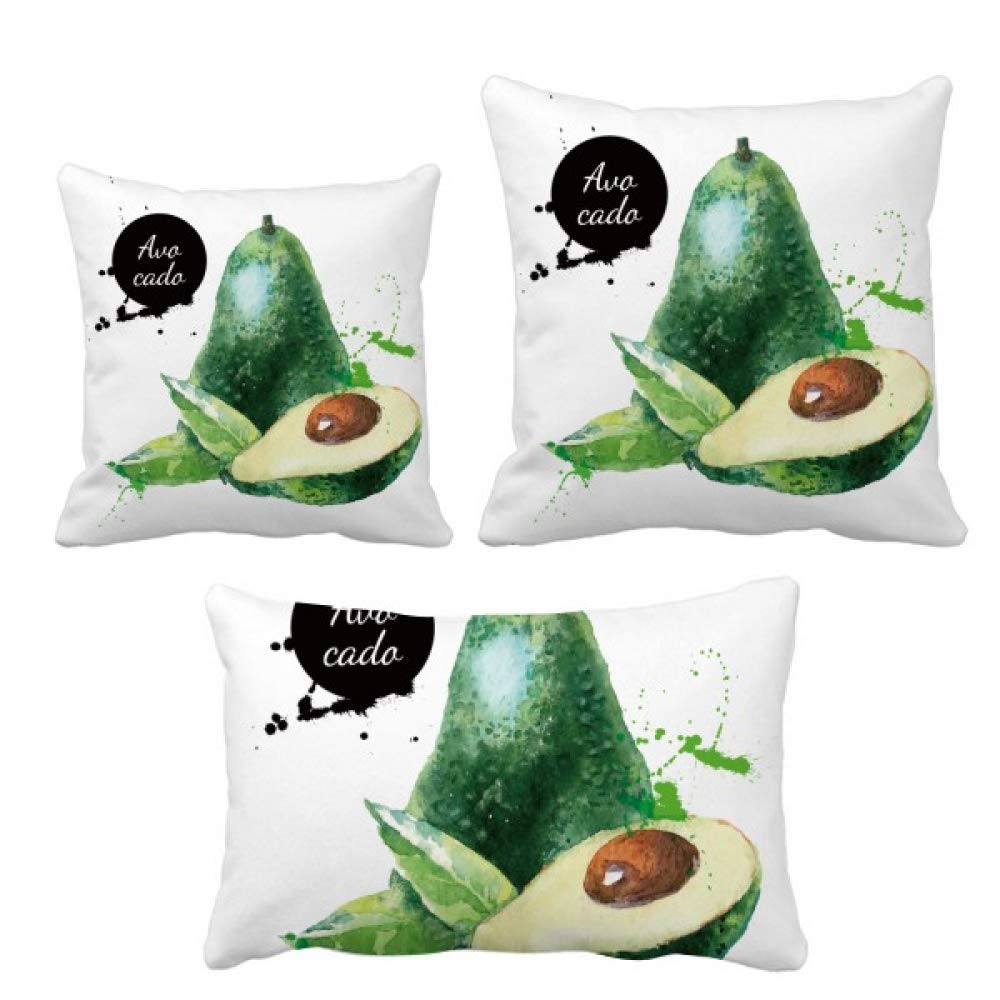 Housse de coussin fruits savoureux aquarelle pour égayer un canapé terne