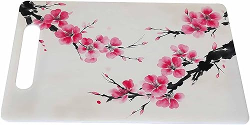 Miniatura 10 de Tabla de Cortar Mujer Africana Niña Africana Hojas de Árbol Étnico Mango de Agarre Retro Tablas de Cortar Tabla de Cortar para Cocina Plástico 16" x