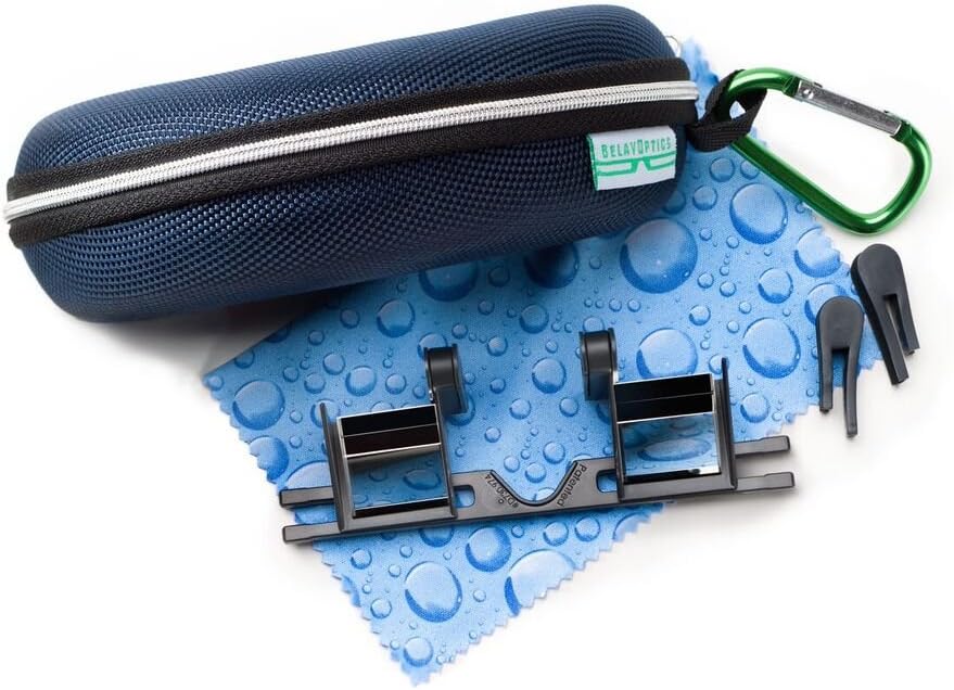 The Only Fully Adjustable Clip On Belay Glasses