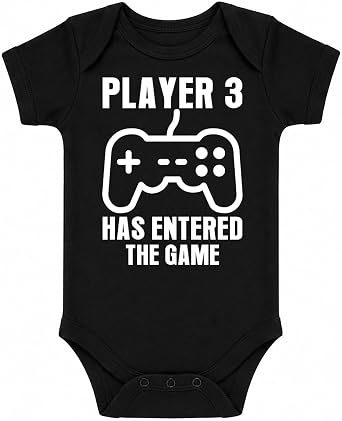 CBTwear Player 3 Has Entered the Game Funny Baby Bodysuit