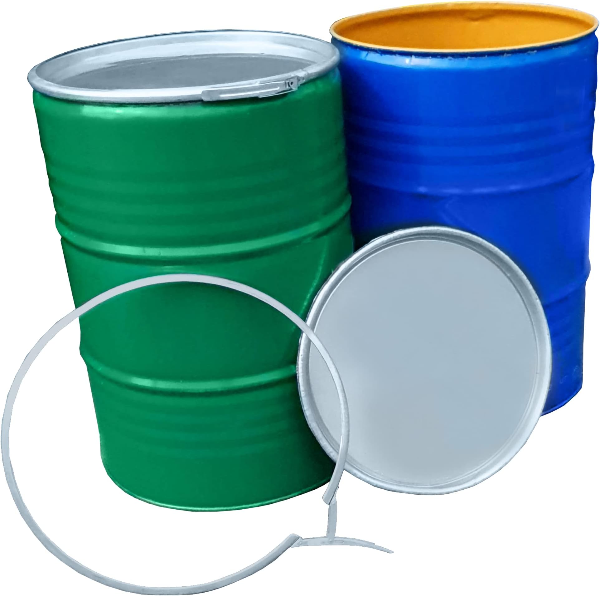 205L 45 Gallon Shipping Drum Shipping Barrel Oil Drum Container BIN Steel Drum with LID and Clasp