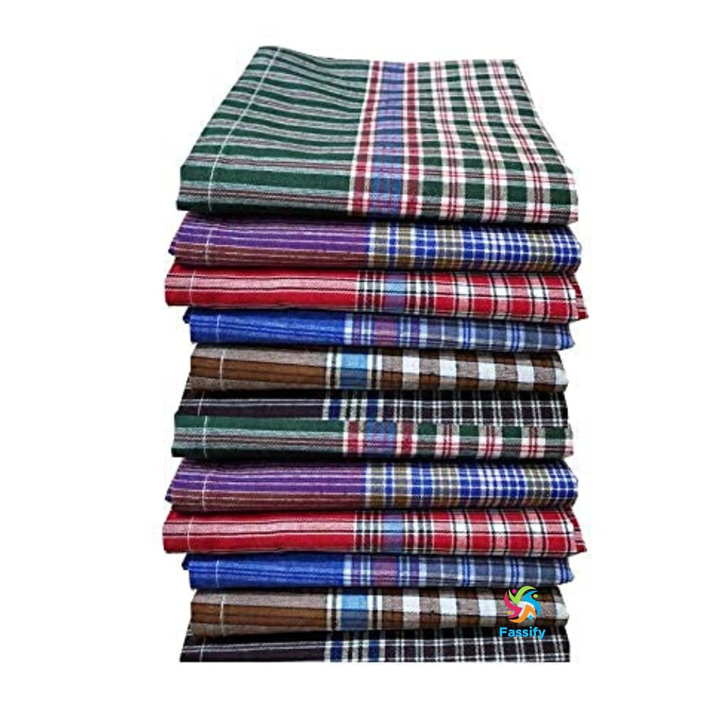 fassify brings you 100% Cotton Silky soft Handkerchiefs for Men| Soft Handfeel|Ultra Compact |Pack of 5 PC | 6 PC | 8 PC | 10 PC|-picture-10