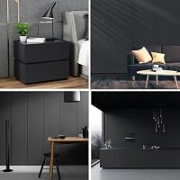 Arthome matt fekete öntapadós bútor fólia - konyha, szekrény, falburkolat 6