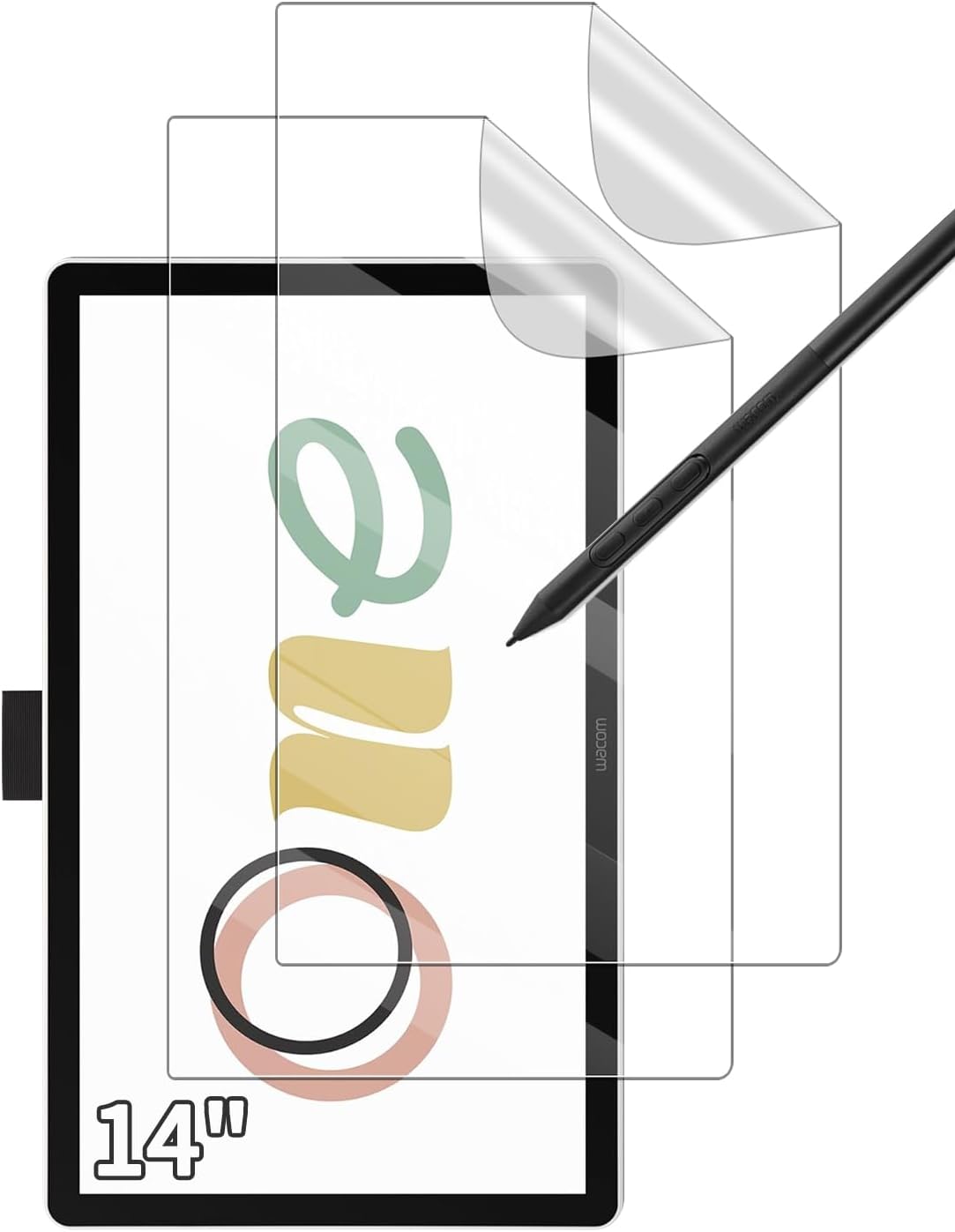 Protector de Pantalla para Wacom One 14, Paquete de 2