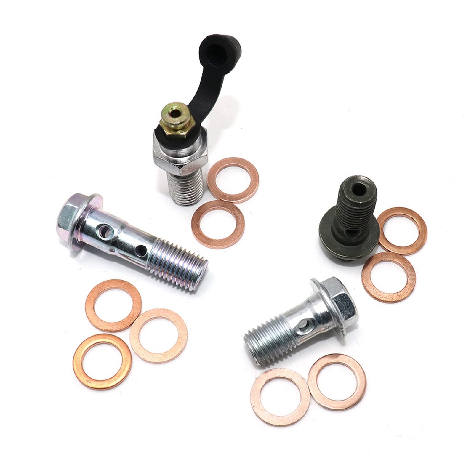 M10 X 1,25mm M10 X 1,0mm Perno Banjo Universal Tornillo De Purga De