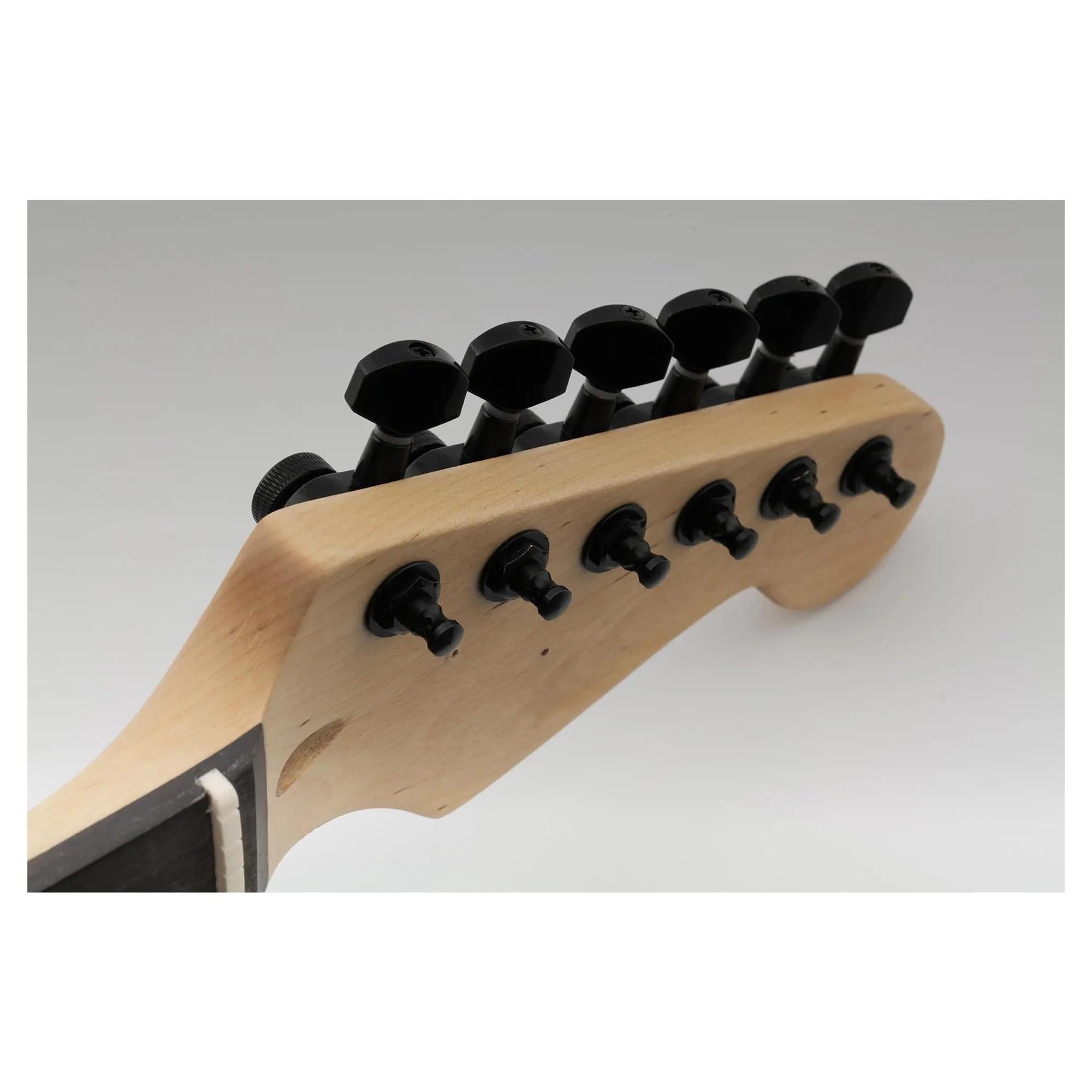 Juego De 6 Afinadores/clavijas De Guitarra Con Bloqueo En Línea Perilla De Afinación De La Guitarra | Perilla de afinación de guitarra(Bk)