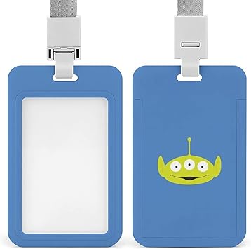 Amazon リトルグリーンメン トイストーリー Idカードホルダー Idカードケース 縦型 定期入れ パスケース パス入れ 社員証 クリップストラップ付き メンズ レディース 通勤 通学 かわいい Sushzk Idカードホルダー