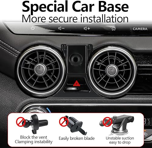 Miniatura 2 de Soporte de teléfono de coche para Nissan Sentra 2020 2021 2022 2023 2024 2025 S SV SR Accesorios de automóvil, decoración interior, soporte para