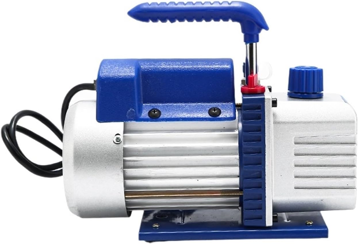 1pc 3/3.5 CFM/1.5/1.8 CFM Rotary Vane Vacuum Pump Air Conditioning Repair Refrigerant Refrigeration Small Vacuum Pump(VK115)