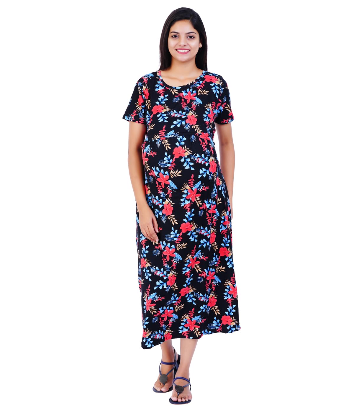 GenericKiya Clothing Women’s Zipless Feeding and Maternity Dress Breastfeeding