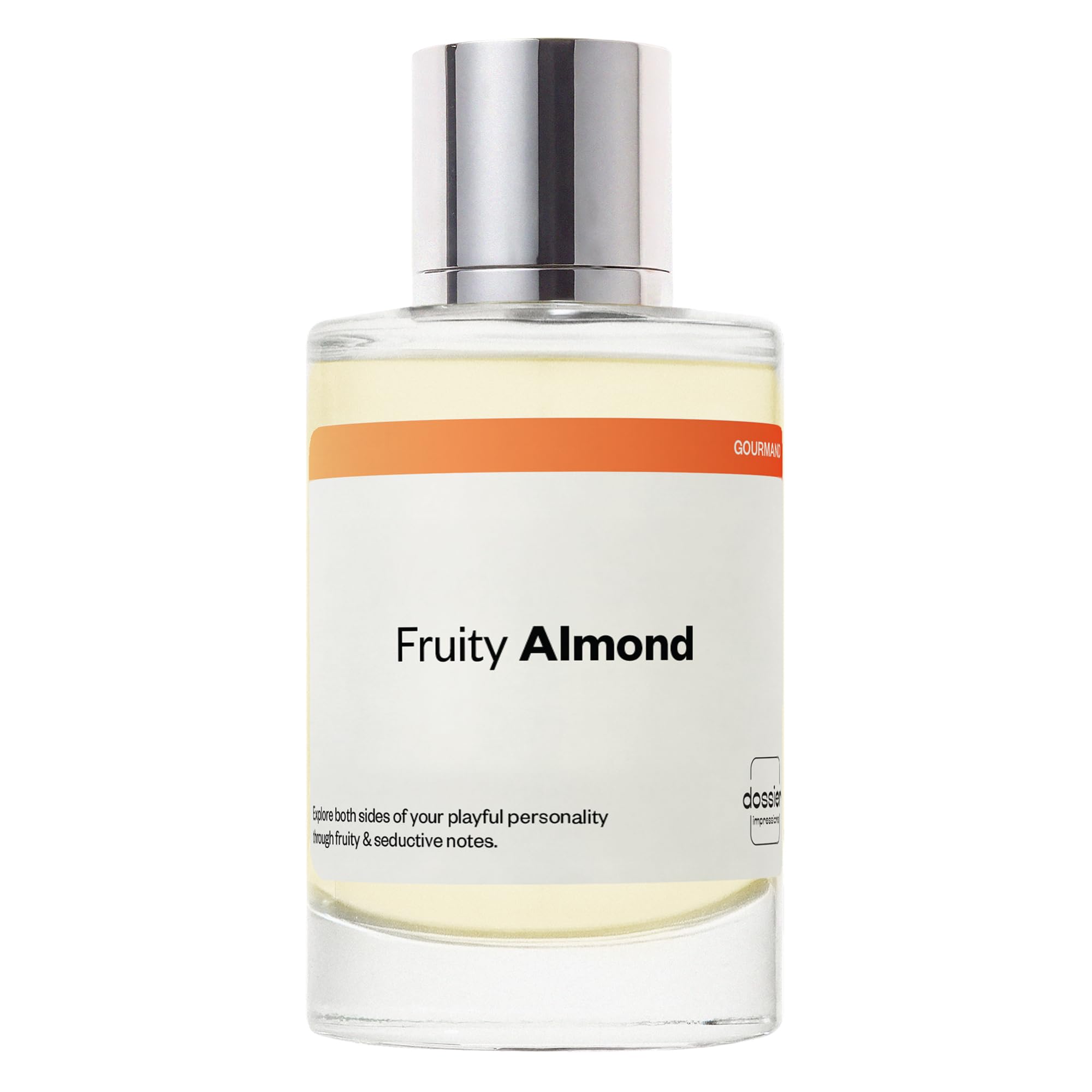 Fruity Almond - Inspired by Good Girl - Women EDP | 3.4 fl oz (100ml) - Dossier Fruity Almond Eau de Parfum for Women - Almond Perfume - Long-Lasting, Vegan & Paraben-Free