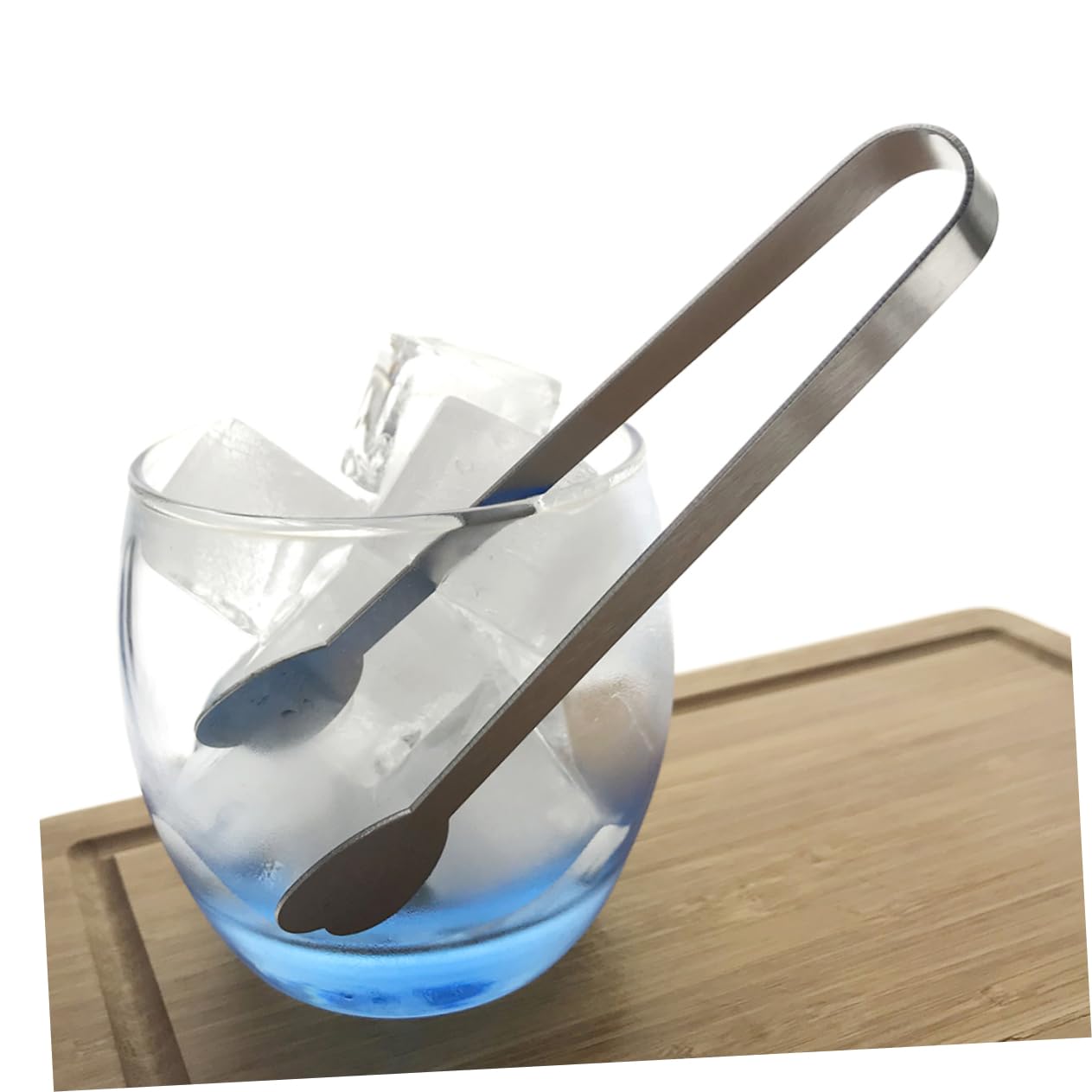 FUNOMOCYA Serving Tongs Sugar Cube Mini Ice Tong Stainless Steel 4 Pcs for Tea Party Candy Bar Breakfast Home Party