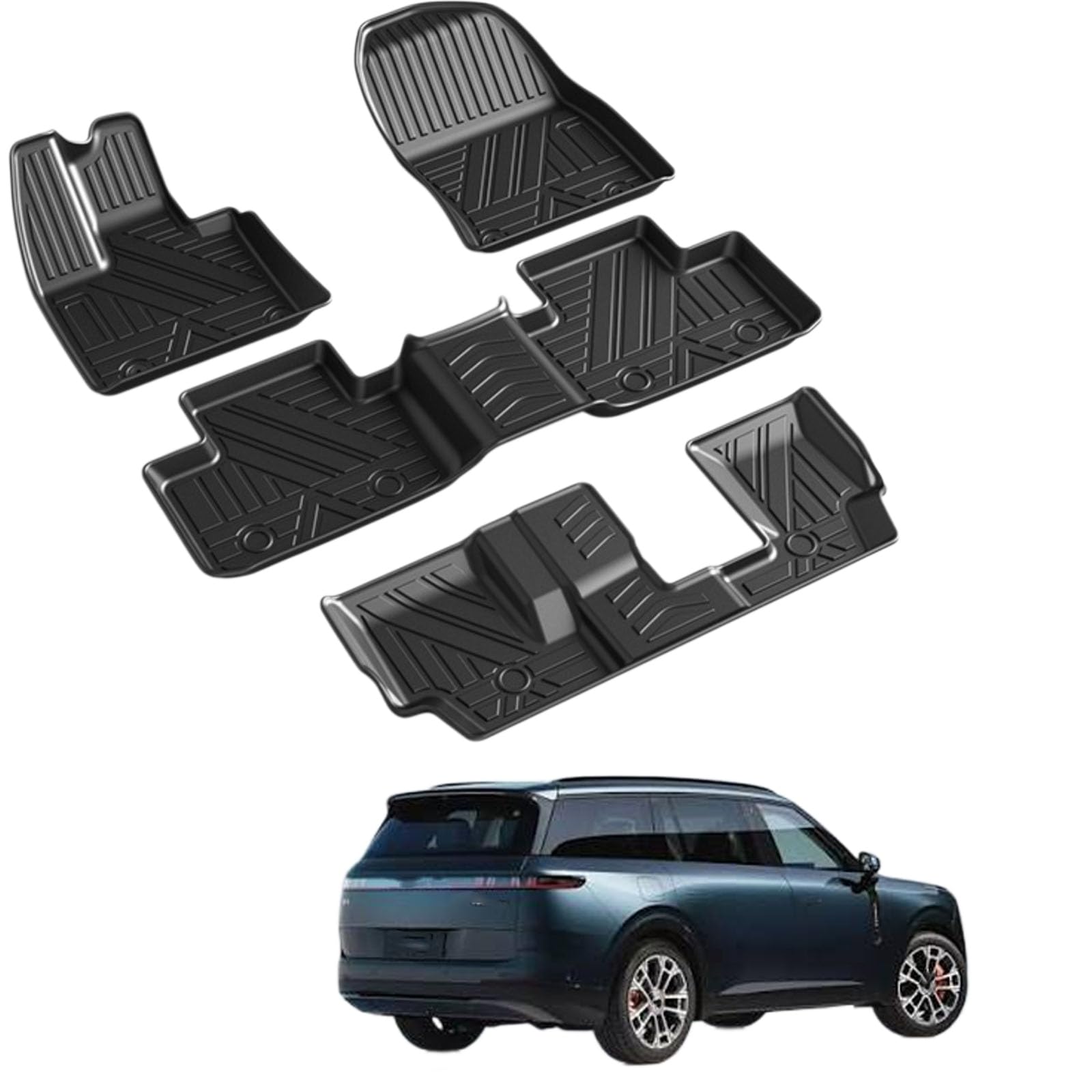 PAPEP Floor Mats for Lynk & Co 7-seater gasoline 2021-2024 RHD