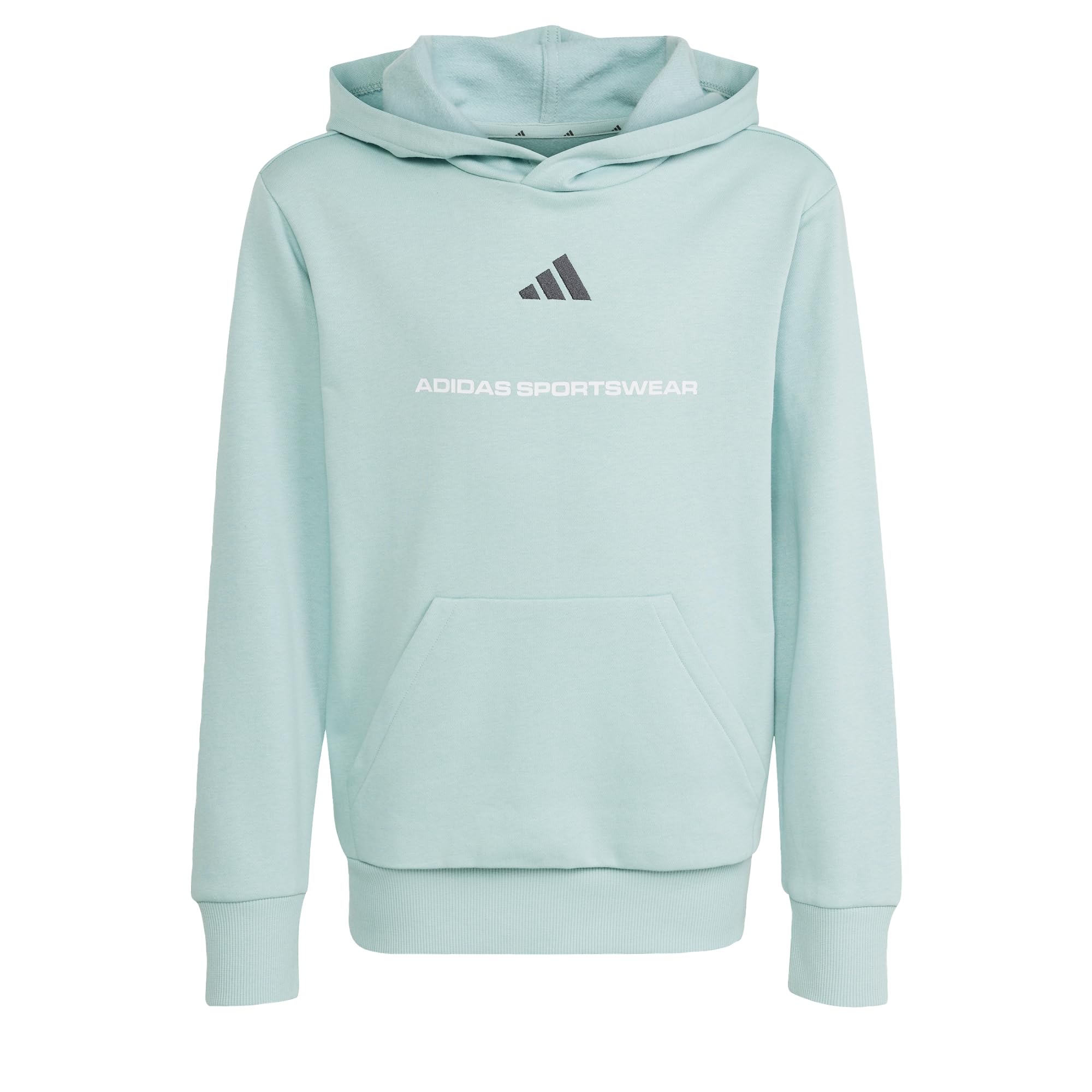 adidas Unisex Kids Slogan Fleece-Hoodie