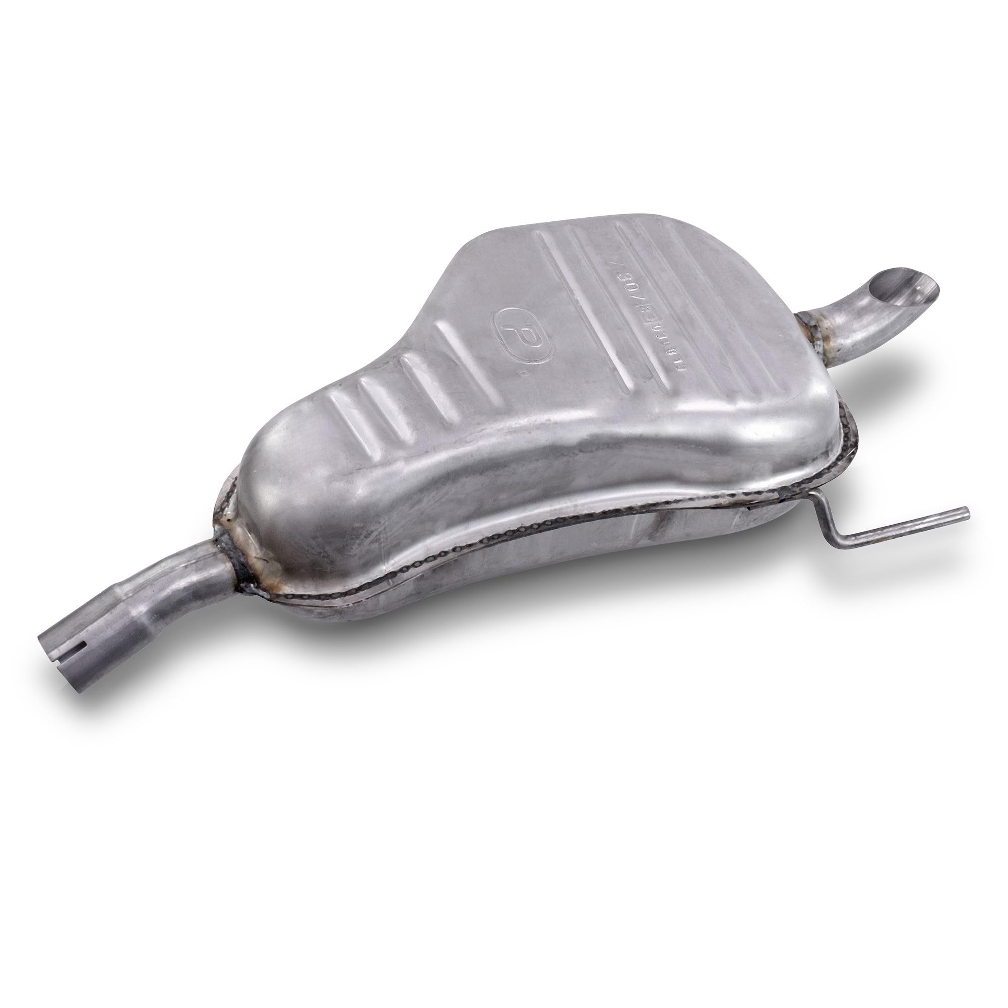 ATEC Germany Auspuff Schalldämpfer Set 1x Mittelschalldämpfer, 1x Endschalldämpfer inkl Montagezubehör Kompatibel mit OPEL ASTRA H (A04), ASTRA H CLASSIC Schrägheck (A04), ASTRA H GTC (A04)