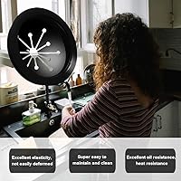 Vista 6 de Garbage Disposal Splash Guard Sink Baffle Cover Kitchen Disposal Replacement Waste Food Disposal Accessories Part for Whirlaway, Waste King