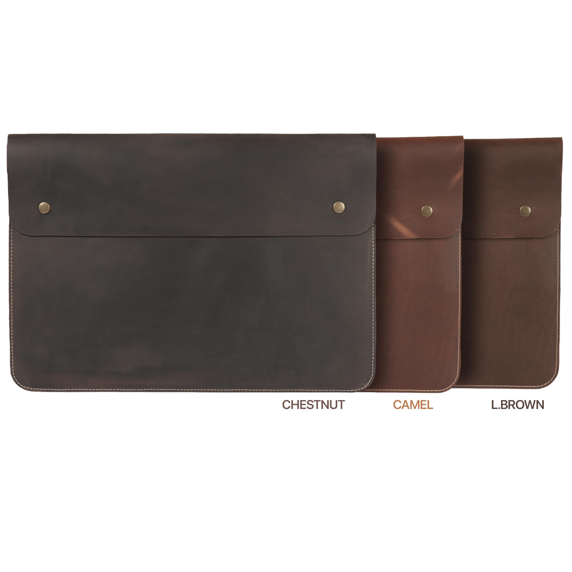 dbramante1928 Skagen Leren Sleeve Cognac MacBook Air 15